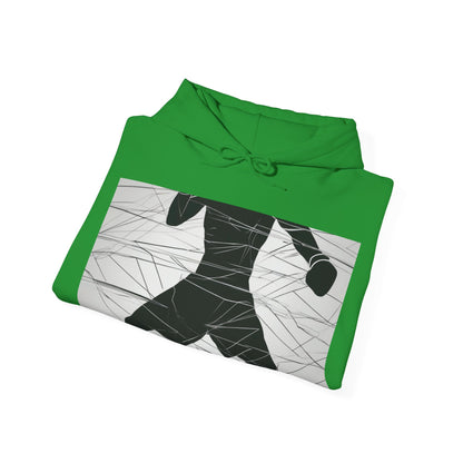 boostlete-mile-by-mile-scene-boxer-motion-geometric-0028 — Unisex Heavy Blend Hooded Sweatshirt (Gildan)