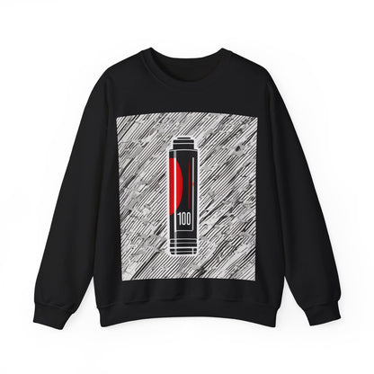 boostlete-rise-grind-icon-battery-motion-badge-0266 — Unisex Heavy Blend Crewneck Sweatshirt (Gildan)