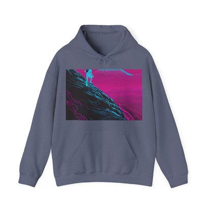 boostlete-boost-mode-scene-trail-neon-blueprint-0832 — Unisex Heavy Blend Hoodie (G18500)