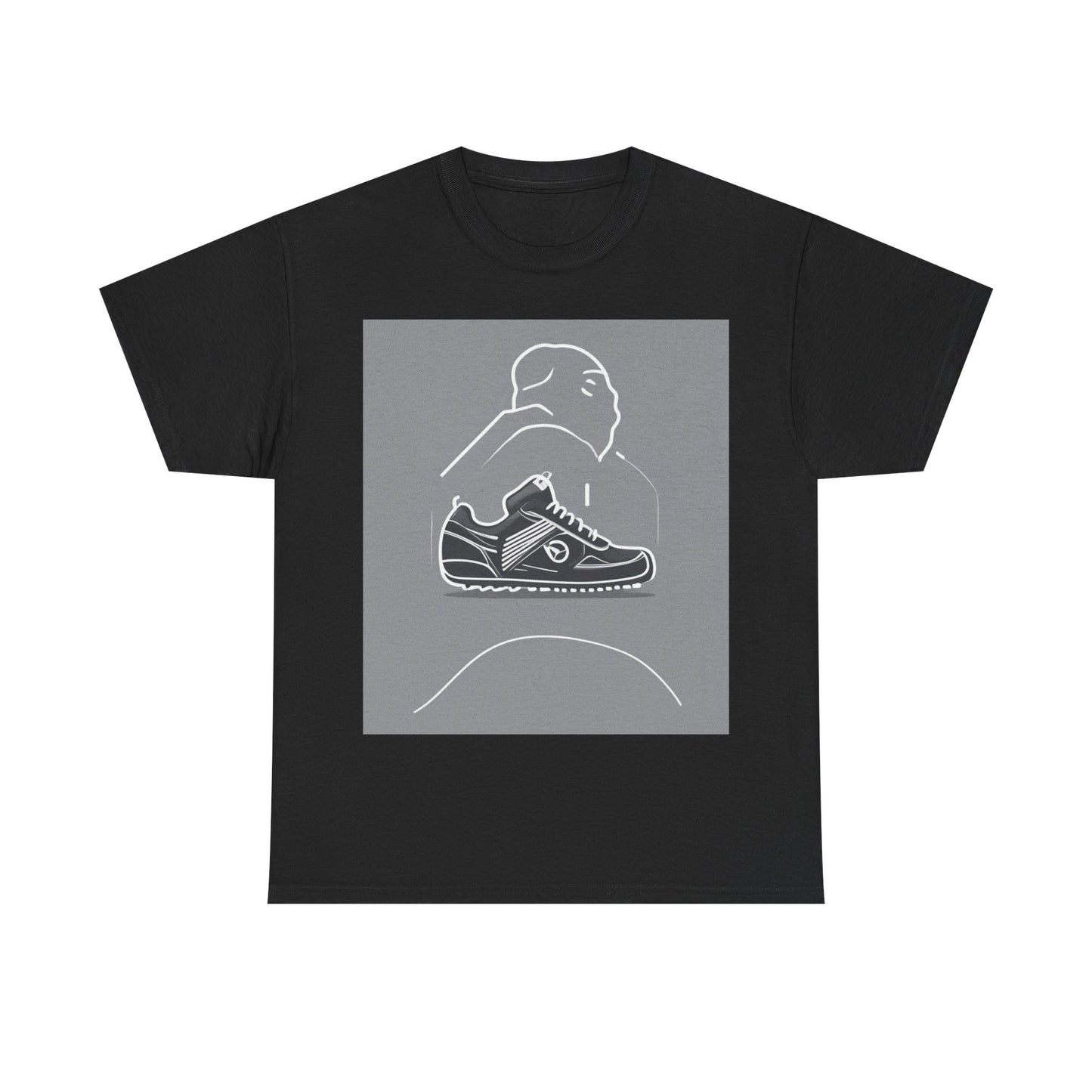 boostlete-boost-mode-icon-sneaker-offset-vector-0166 — Unisex Heavy Cotton Tee (Gildan 5000)