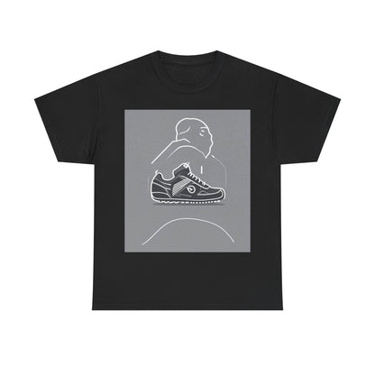 boostlete-boost-mode-icon-sneaker-offset-vector-0166 — Unisex Heavy Cotton Tee (Gildan 5000)