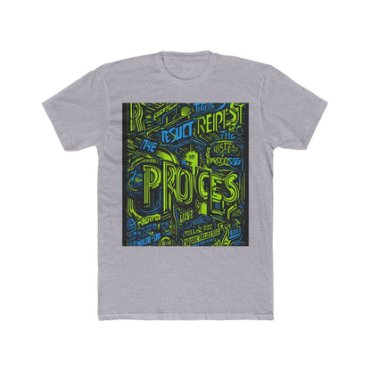 boostlete-rise-grind-type-respect-the-process-big-monoline-0265 — Unisex Cotton Crew Tee (NL 3600)