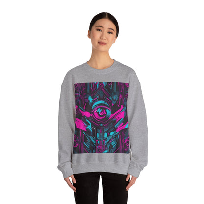 boostlete-iron-intent-type-eyes-up-forward-big-line-art-0065 — Unisex Heavy Blend Crewneck Sweatshirt (Gildan)