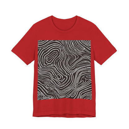 boostlete-field-day-pattern-topographic-badge-0307 — Unisex Jersey Short Sleeve (B+C 3001)