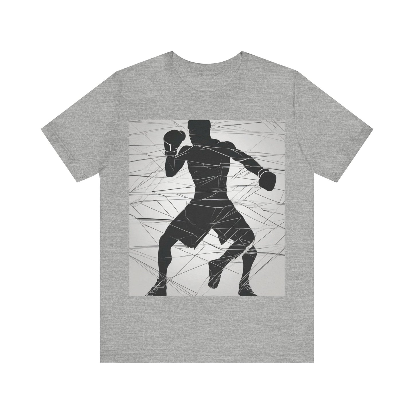 boostlete-mile-by-mile-scene-boxer-motion-geometric-0028 — Unisex Jersey Short Sleeve (B+C 3001)