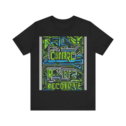 boostlete-pr-season-type-charge-train-recover-outline-over-solid-geometric-0129 — Unisex Jersey Short Sleeve (B+C 3001)