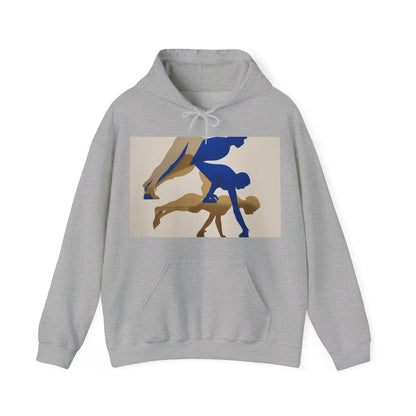 boostlete-mile-by-mile-scene-push-up-duotone-paper-0040 — Unisex Heavy Blend Hooded Sweatshirt (Gildan)