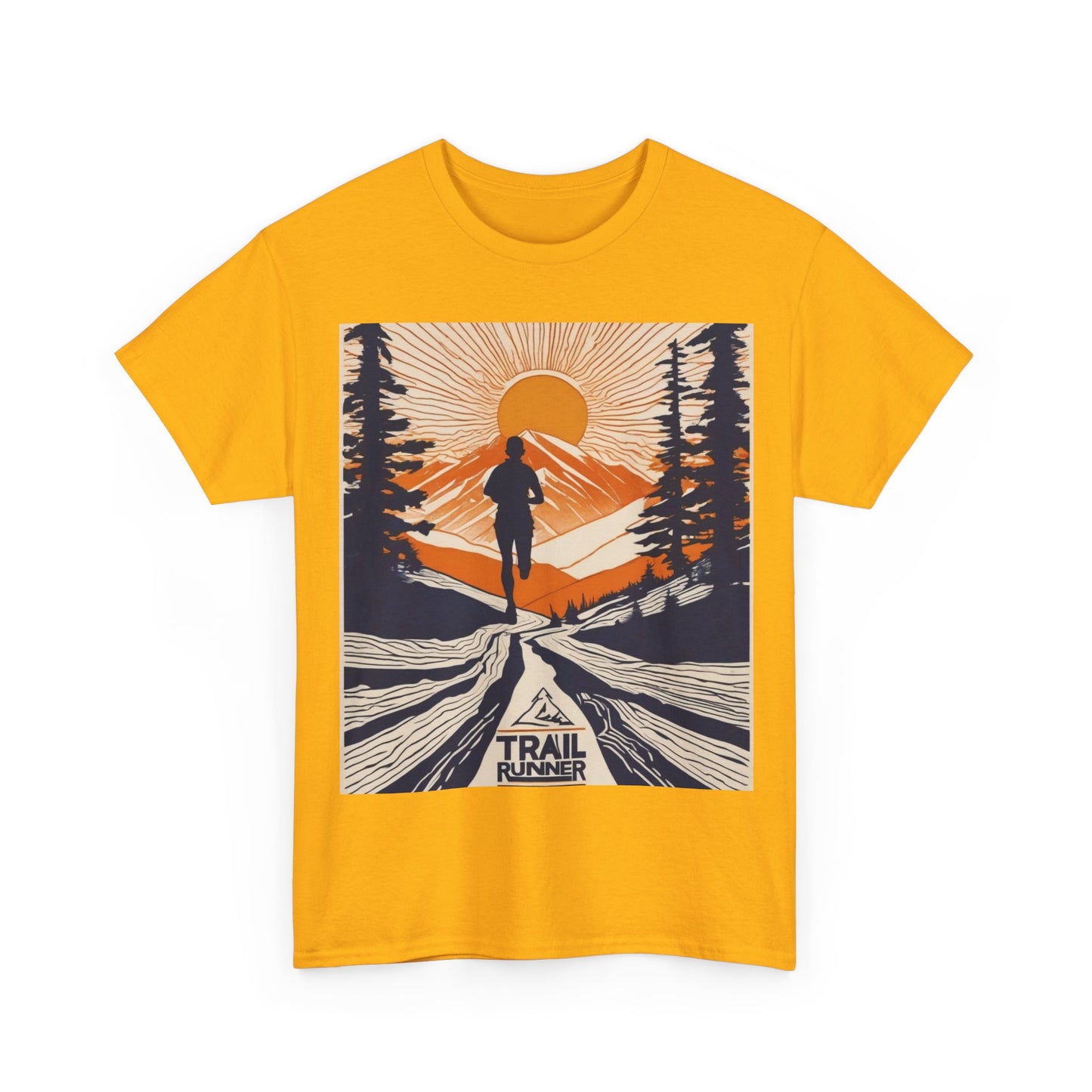 boostlete-iron-intent-scene-trail-glitch-badge-0100 — Unisex Heavy Cotton Tee (Gildan 5000)