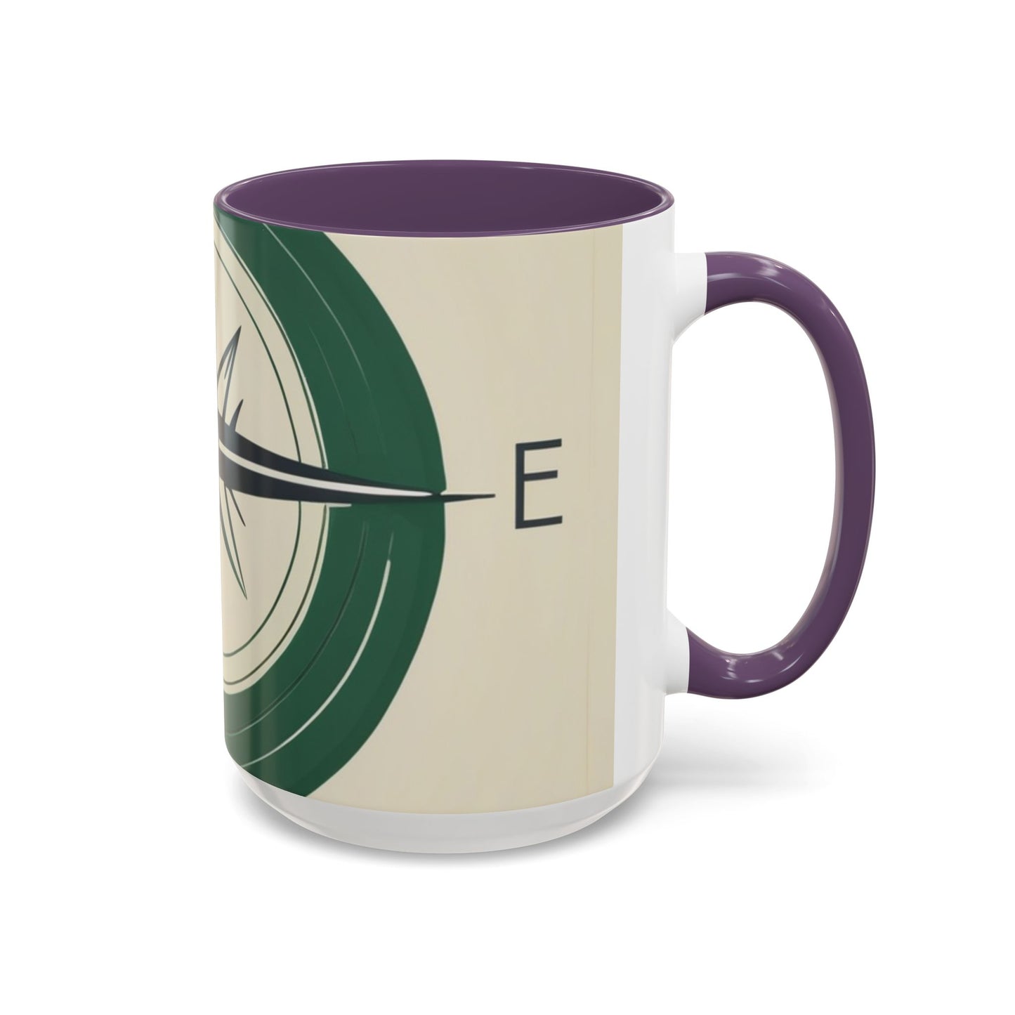 boostlete-iron-intent-icon-compass-soft-blueprint-0614 — Accent Mug 11/15oz