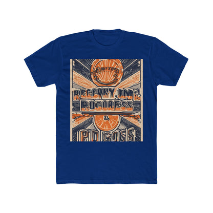 boostlete-boost-mode-type-recovery-progress-outline-over-solid-badge-0161 — Unisex Cotton Crew Tee (NL 3600)