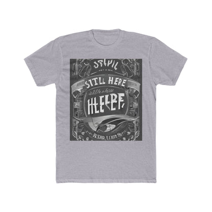 boostlete-recovery-progress-type-still-here-banner-paper-0201 — Unisex Cotton Crew Tee (NL 3600)