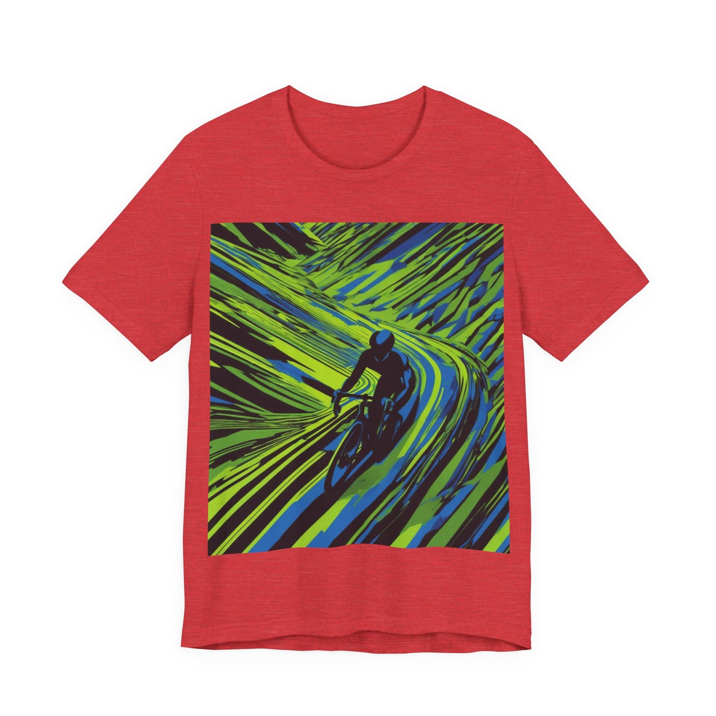 boostlete-am-crew-scene-cyclist-speed-isometric-0064 — Unisex Jersey Short Sleeve (B+C 3001)