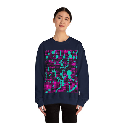 boostlete-pr-season-pattern-dotted-retro-0891 — Unisex Heavy Blend Crewneck (G18000)