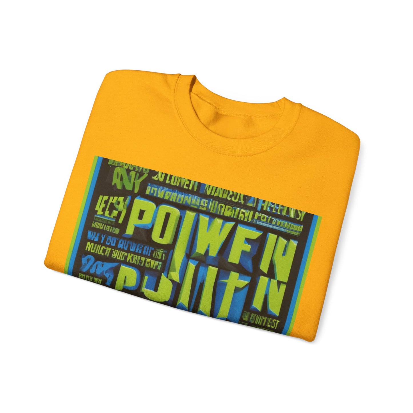 boostlete-am-crew-type-power-in-quiet-arc-paper-1481 — Unisex Heavy Blend Crewneck (G18000)