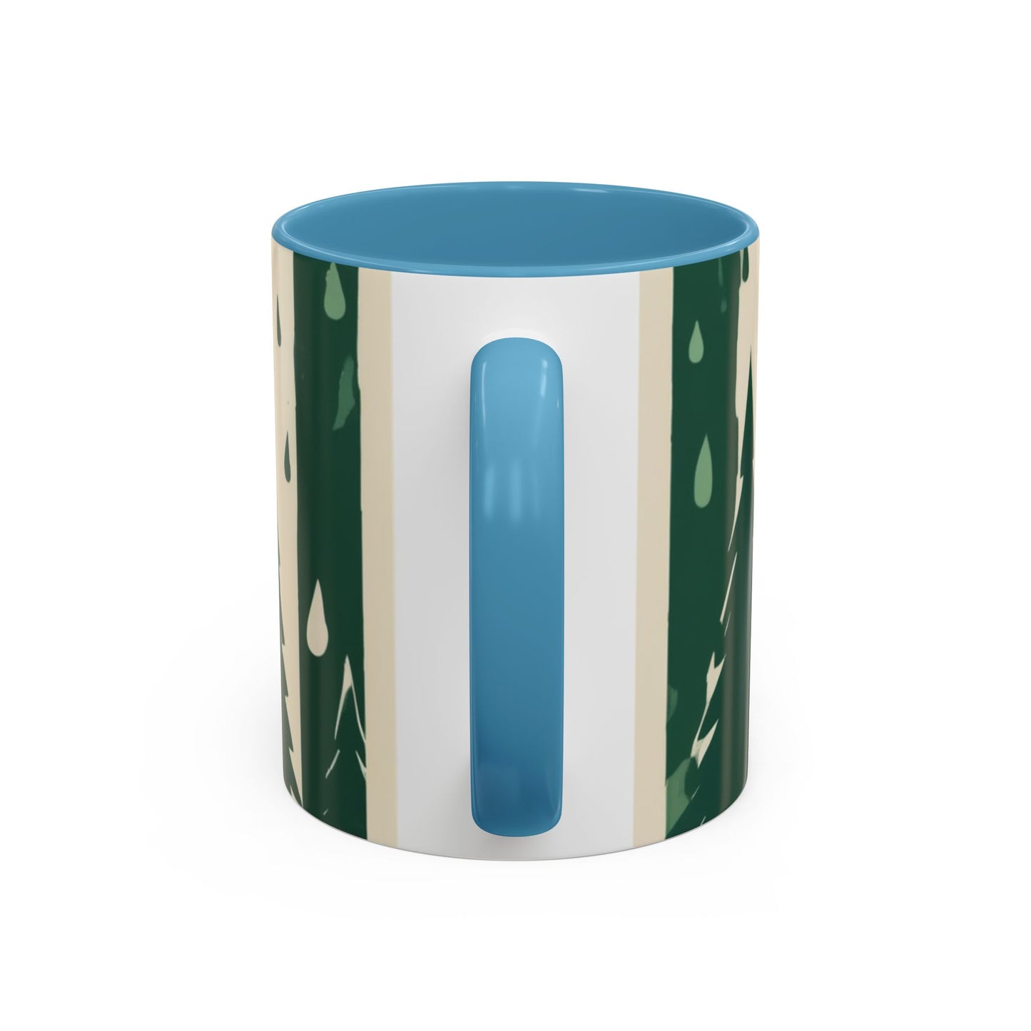 boostlete-quiet-power-icon-water-glitch-retro-0186 — Accent Mug 11oz/15oz