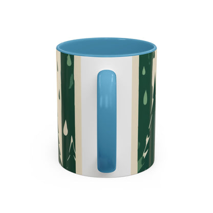 boostlete-quiet-power-icon-water-glitch-retro-0186 — Accent Mug 11oz/15oz