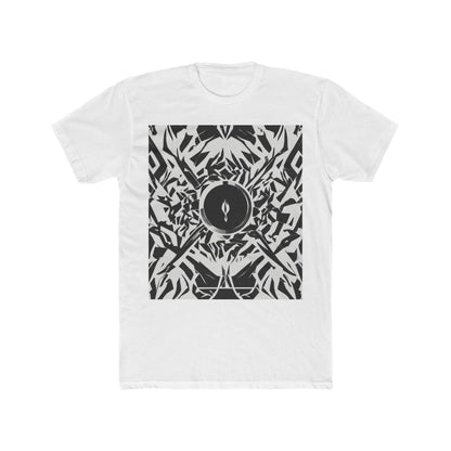 boostlete-am-crew-icon-flame-matte-geometric-0286 — Unisex Cotton Crew Tee (NL 3600)