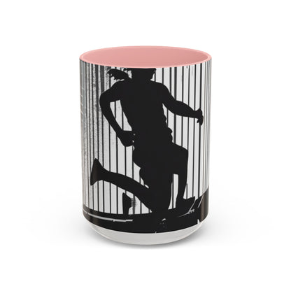 boostlete-am-crew-scene-hurdler-halftone-badge-0956 — Accent Mug 11/15oz