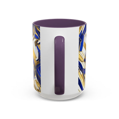 boostlete-boost-mode-pattern-hex-athletic-0611 — Accent Mug 11/15oz