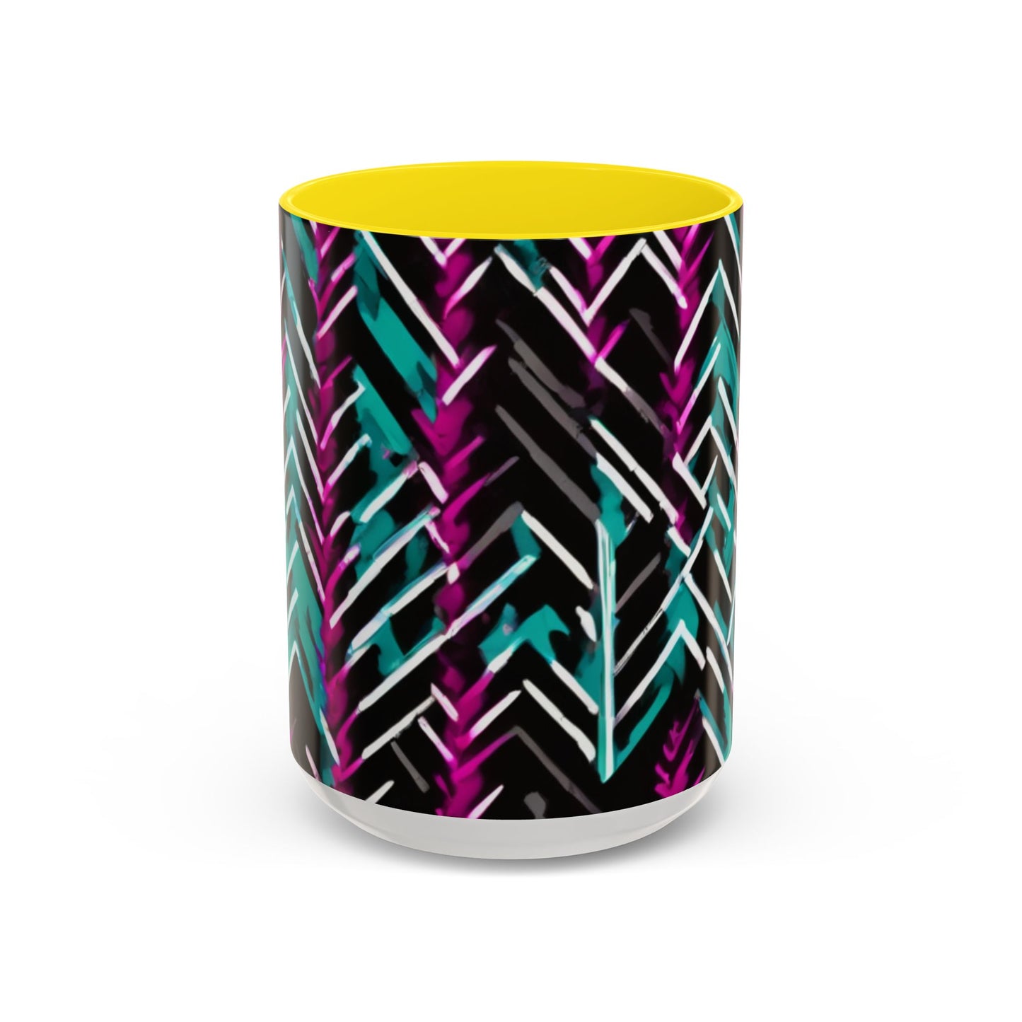 boostlete-recovery-progress-pattern-chevron-retro-0243 — Accent Mug 11/15oz