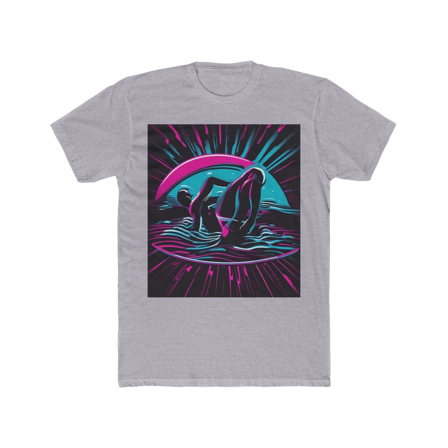 boostlete-pr-season-icon-swimmer-duotone-bold-0126 — Unisex Cotton Crew Tee (NL 3600)