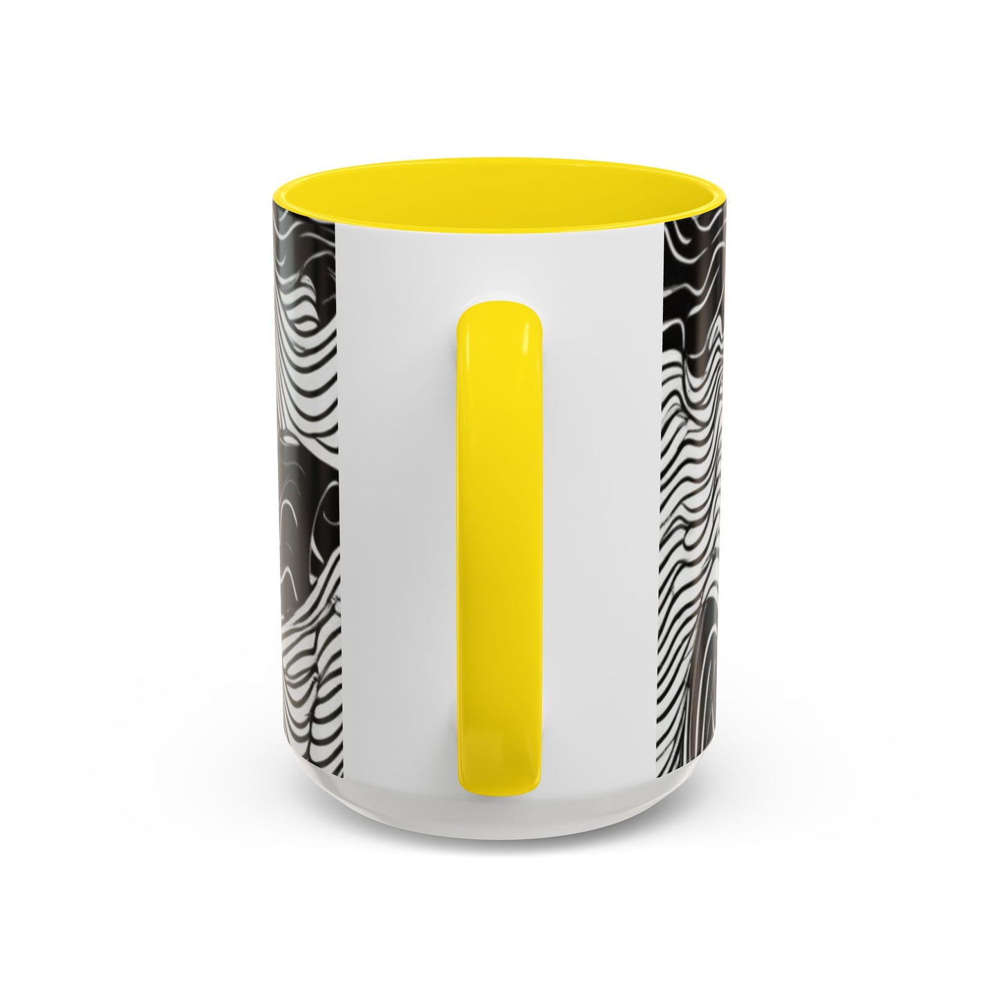 boostlete-field-day-pattern-topographic-line-art-0239 — Accent Mug 11oz/15oz