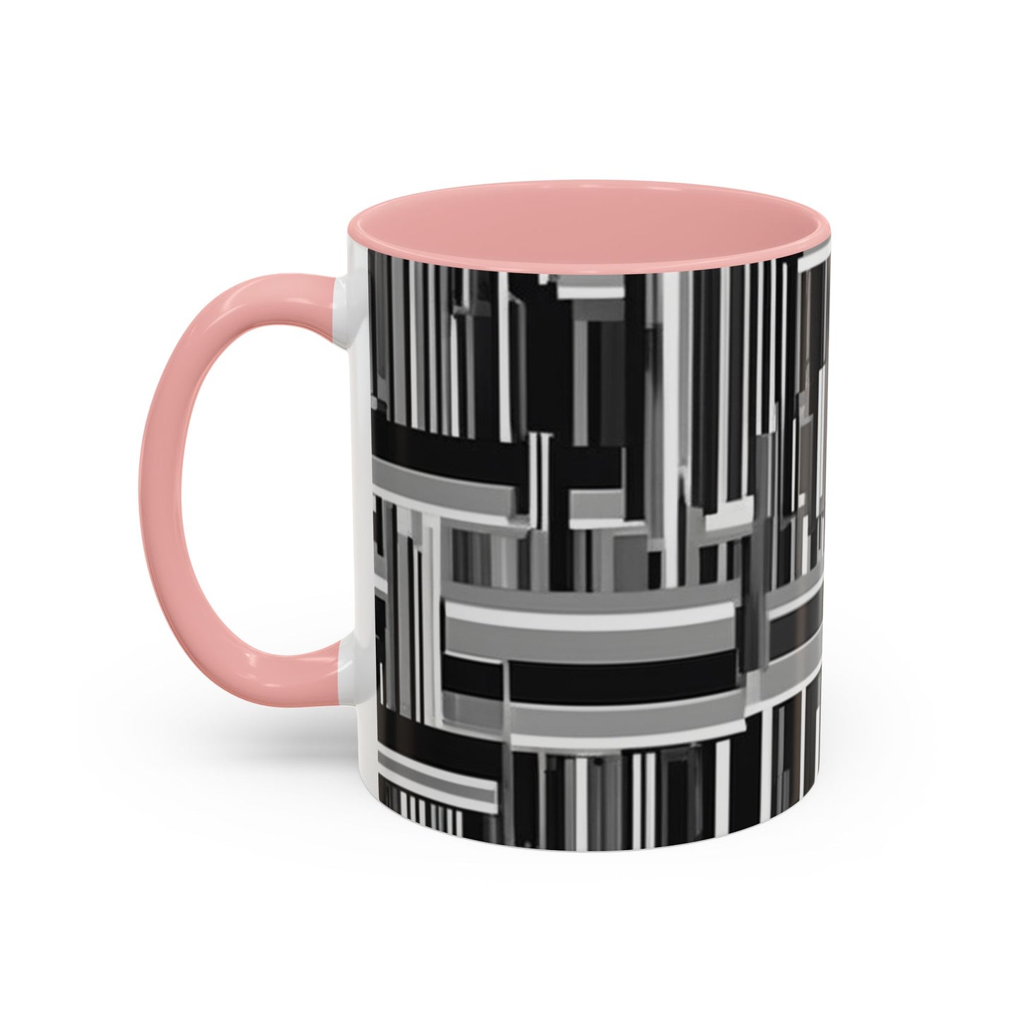 boostlete-recovery-progress-pattern-barcode-isometric-1023 — Accent Mug 11/15oz