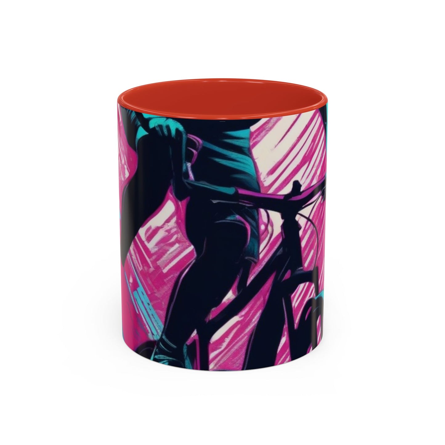 boostlete-field-day-scene-cyclist-glitch-engraved-0256 — Accent Mug 11oz/15oz