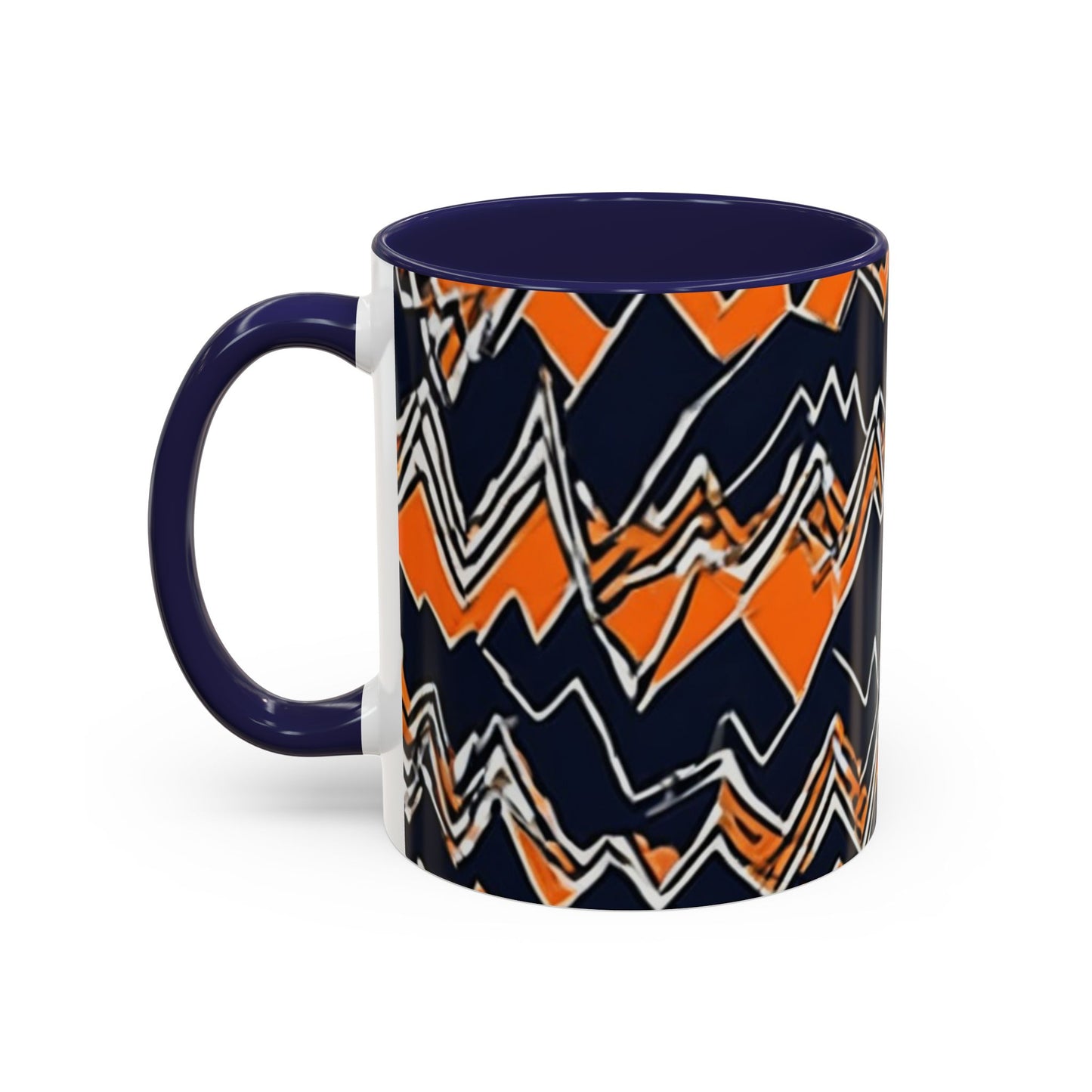 boostlete-headspace-pattern-ekg-industrial-0559 — Accent Mug 11/15oz