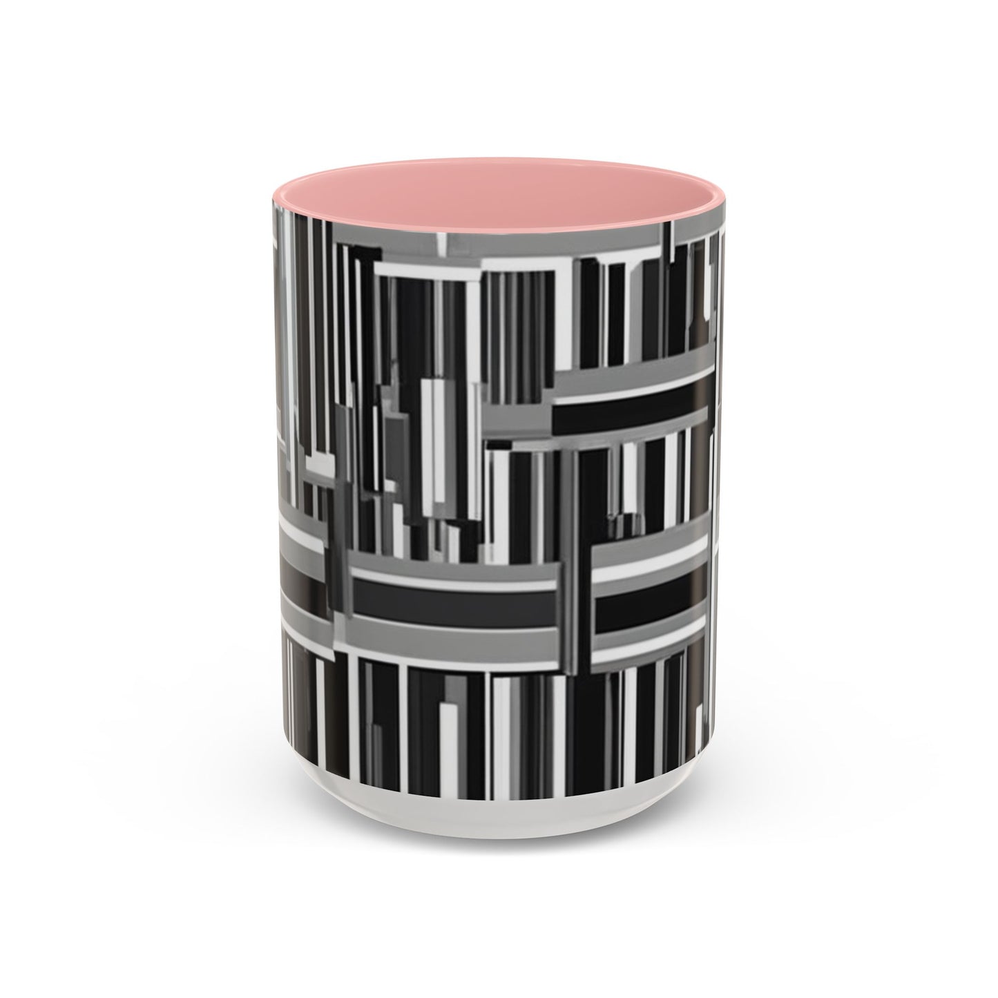 boostlete-recovery-progress-pattern-barcode-isometric-1023 — Accent Mug 11/15oz