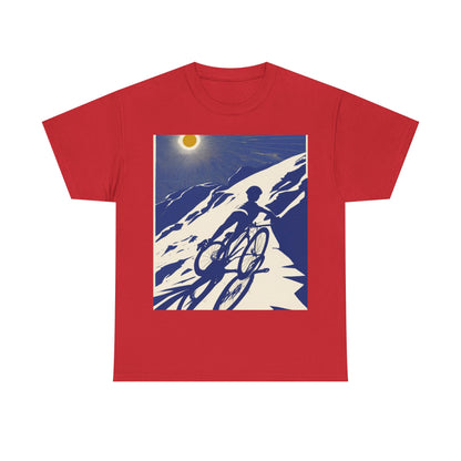 boostlete-am-crew-scene-cyclist-offset-bold-0008 — Unisex Heavy Cotton Tee (Gildan 5000)