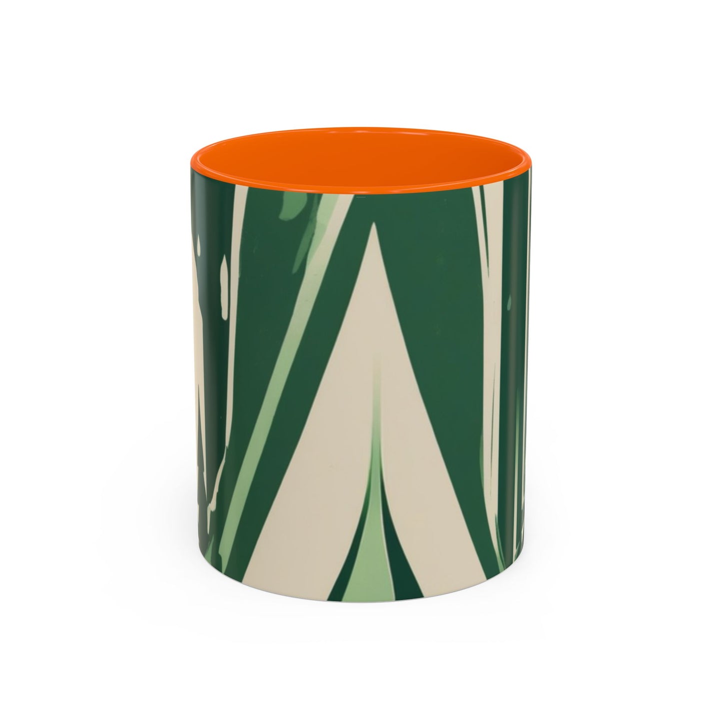 boostlete-quiet-power-icon-water-glitch-retro-0186 — Accent Mug 11/15oz