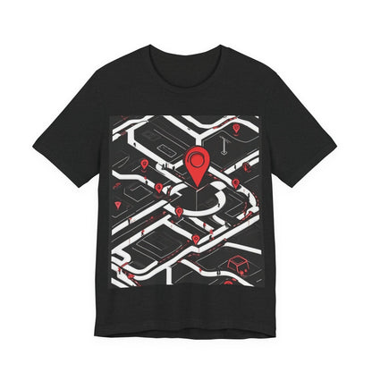 boostlete-am-crew-icon-map-matte-isometric-0094 — Unisex Jersey Short Sleeve (B+C 3001)