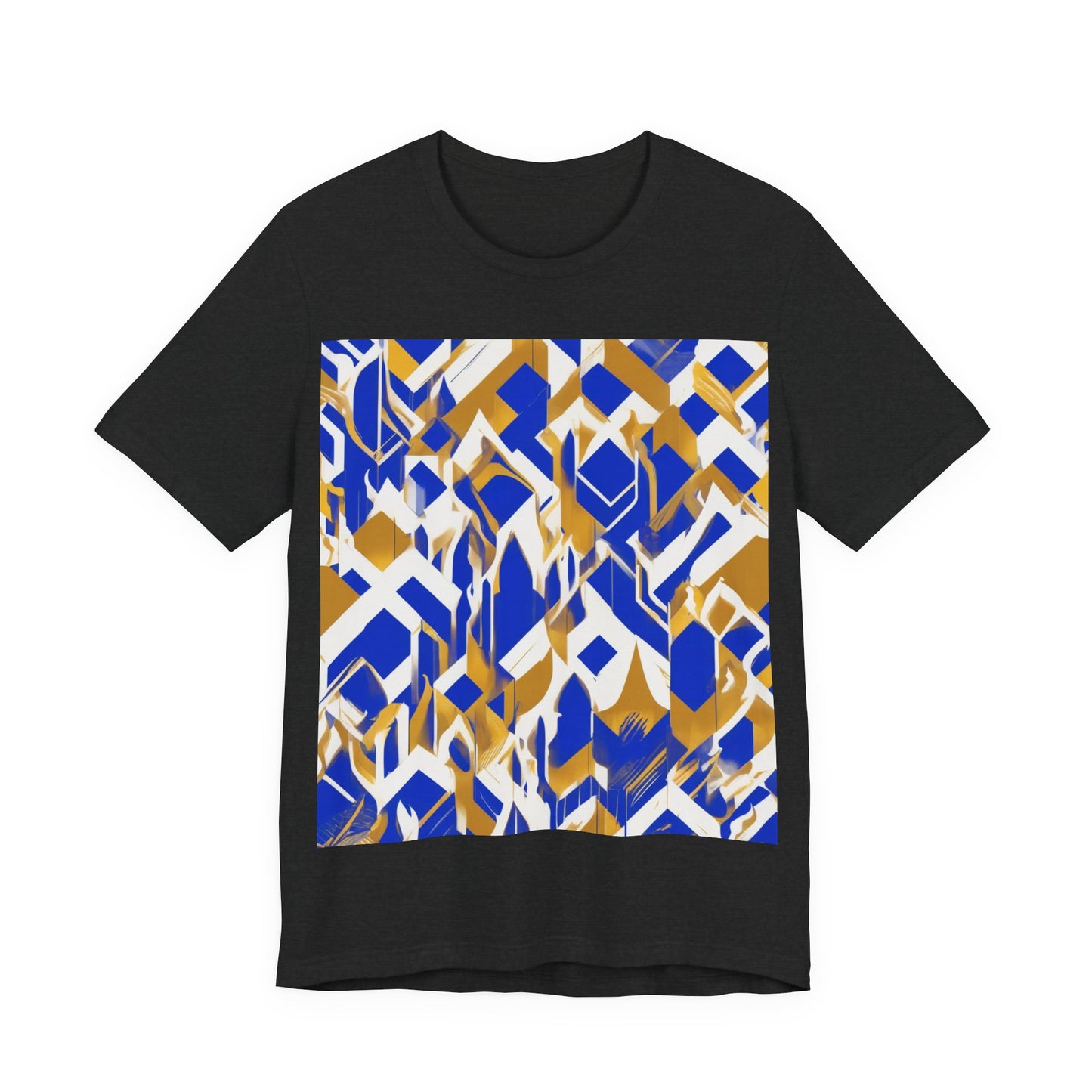 boostlete-field-day-icon-flame-glitch-geometric-0090 — Unisex Jersey Short Sleeve (B+C 3001)