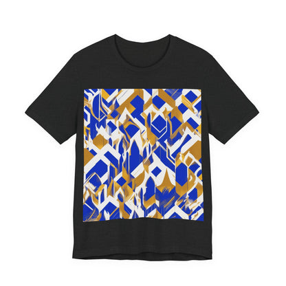 boostlete-field-day-icon-flame-glitch-geometric-0090 — Unisex Jersey Short Sleeve (B+C 3001)