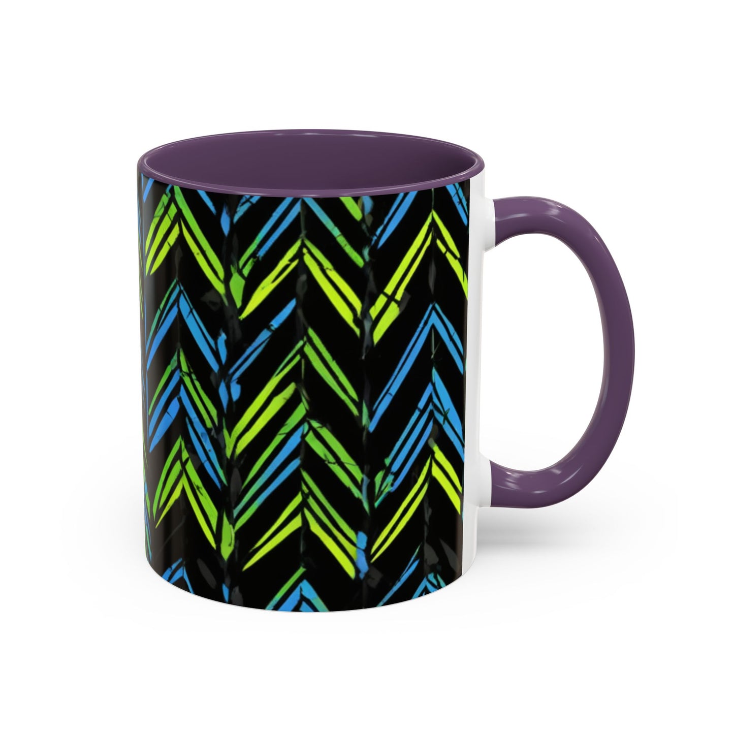 boostlete-mile-by-mile-pattern-chevron-monoline-0051 — Accent Mug 11oz/15oz