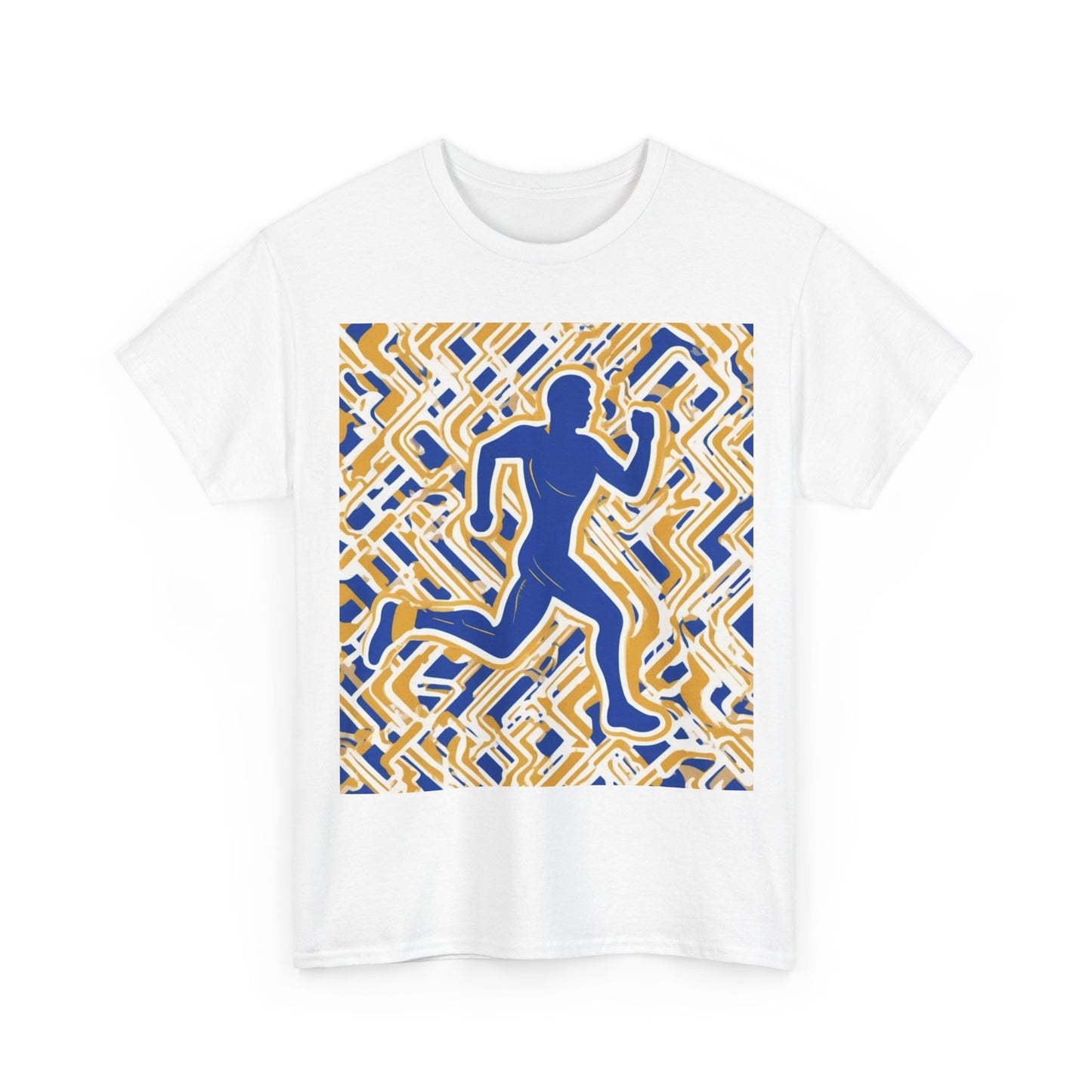 boostlete-pr-season-icon-runner-outline-industrial-0170 — Unisex Heavy Cotton Tee (Gildan 5000)