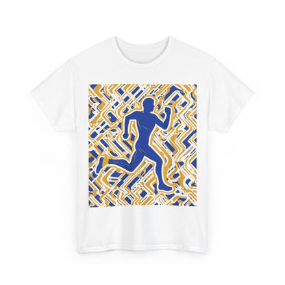 boostlete-pr-season-icon-runner-outline-industrial-0170 — Unisex Heavy Cotton Tee (Gildan 5000)