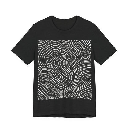 boostlete-field-day-pattern-topographic-badge-0307 — Unisex Jersey Short Sleeve (B+C 3001)