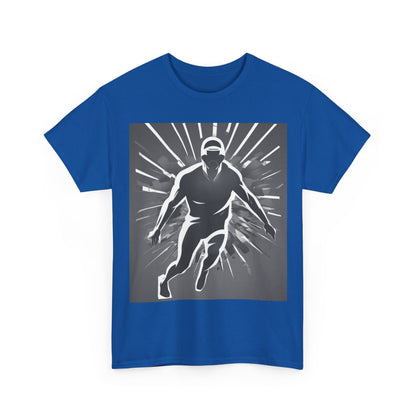 boostlete-iron-intent-scene-sprinter-soft-athletic-0108 — Unisex Heavy Cotton Tee (Gildan 5000)