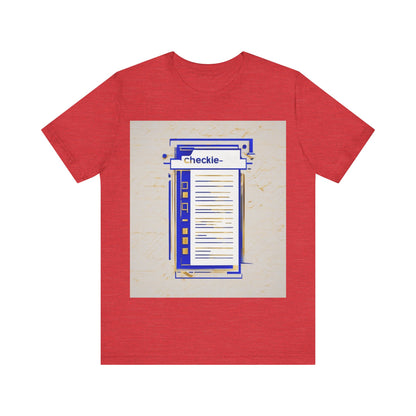 boostlete-am-crew-icon-checklist-glitch-badge-0018 — Unisex Jersey Short Sleeve (B+C 3001)