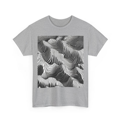 boostlete-field-day-pattern-topographic-isometric-0211 — Unisex Heavy Cotton Tee (Gildan 5000)