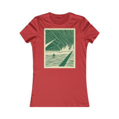 boostlete-mile-by-mile-icon-swimmer-motion-isometric-0078 — Women's Favorite Tee (B+C 6004)
