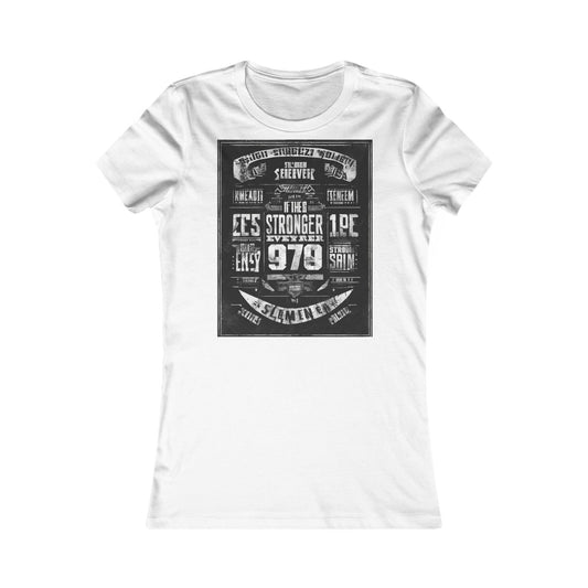 boostlete-rise-grind-type-stronger-every-rep-big-blueprint-0153 — Women's Favorite Tee (B+C 6004)