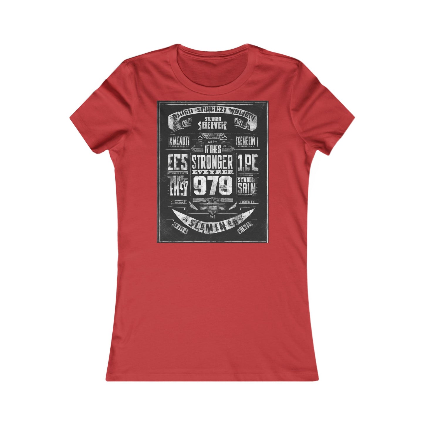 boostlete-rise-grind-type-stronger-every-rep-big-blueprint-0153 — Women's Favorite Tee (B+C 6004)