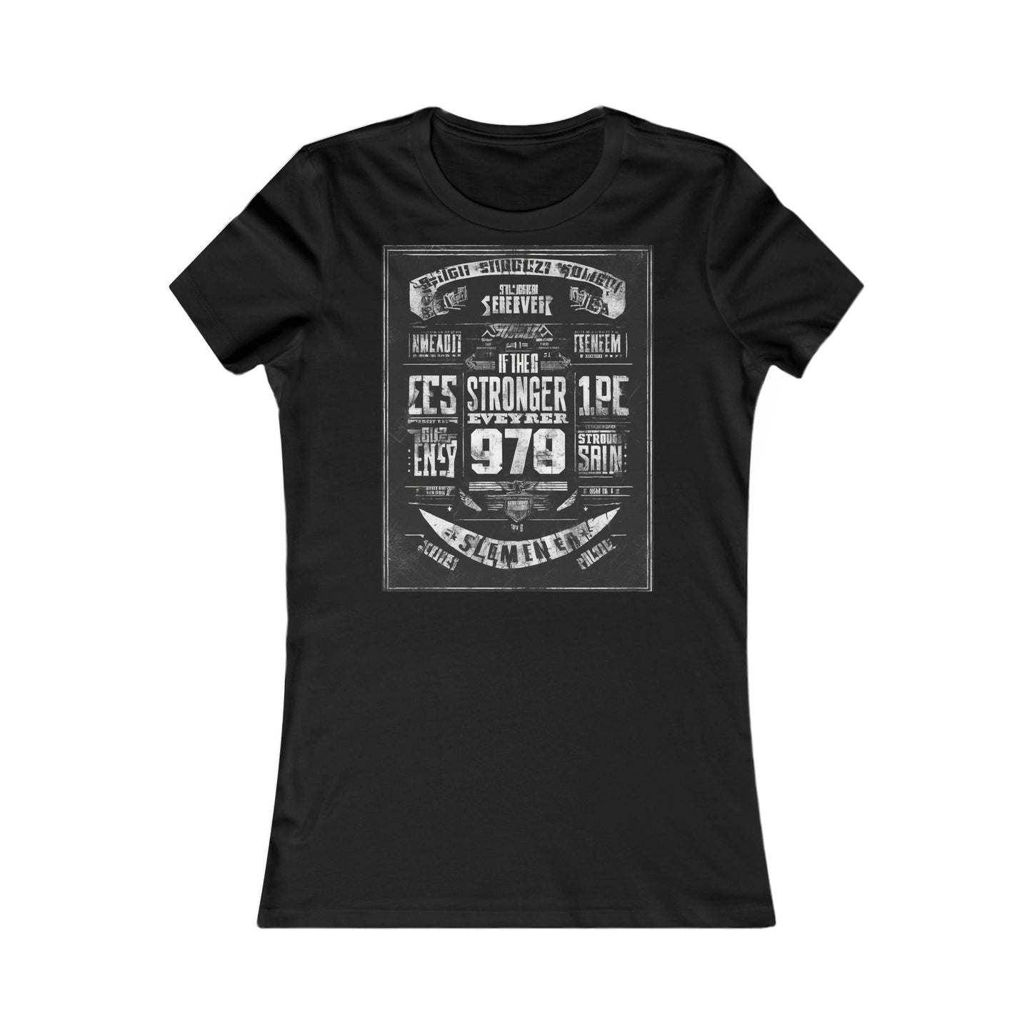 boostlete-rise-grind-type-stronger-every-rep-big-blueprint-0153 — Women's Favorite Tee (B+C 6004)