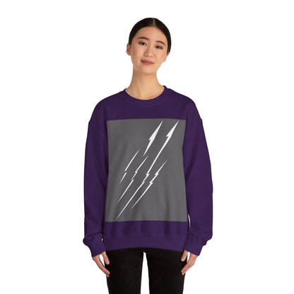 boostlete-boost-mode-icon-lightning-soft-industrial-0446 — Unisex Heavy Blend Crewneck (G18000)