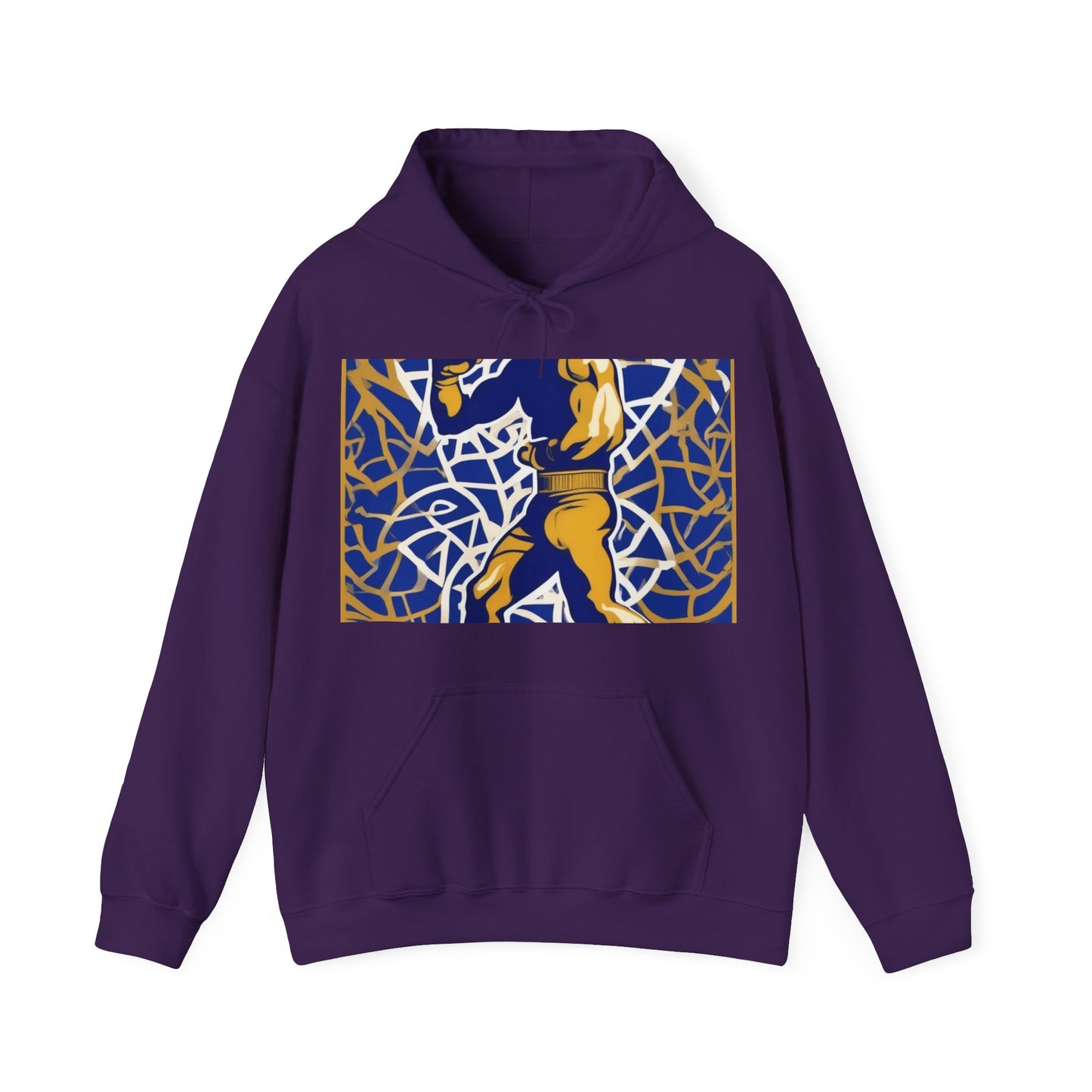 boostlete-field-day-scene-boxer-offset-paper-0776 — Unisex Heavy Blend Hoodie (G18500)