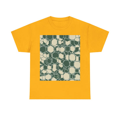 boostlete-iron-intent-pattern-hex-blueprint-0271 — Unisex Heavy Cotton Tee (Gildan 5000)