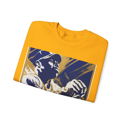 boostlete-pr-season-scene-athlete-high-industrial-0160 — Unisex Heavy Blend Crewneck Sweatshirt (Gildan)